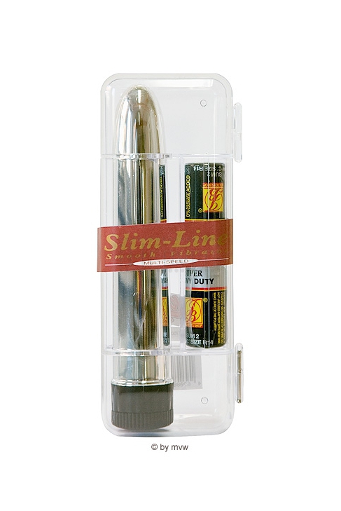 Slim Line Vibrator stříbrný