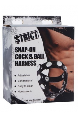 Strict Snap-on Cock & Ball Harness