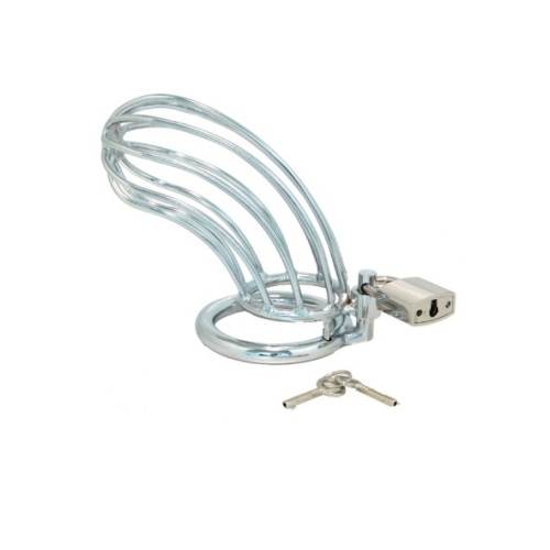 Metal Cock Cage with padlock