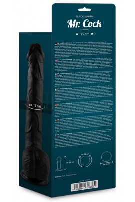 Mr. Cock Black Mamba 36 cm