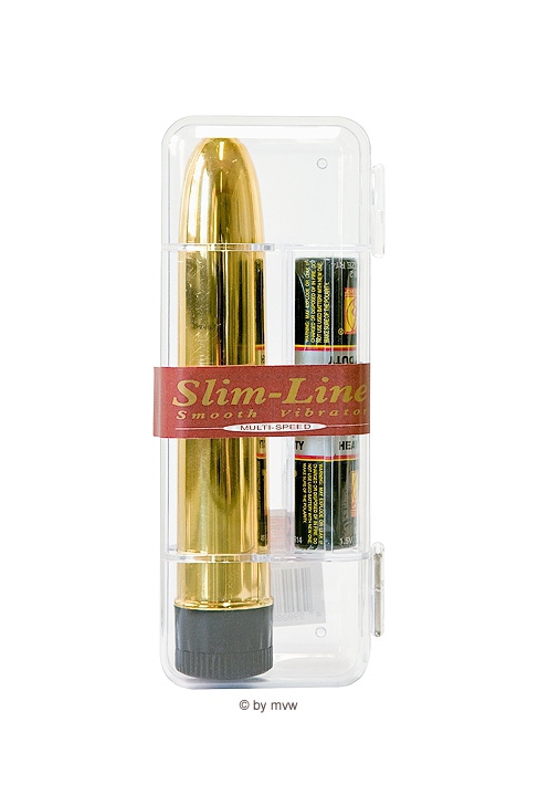 Slim Line Vibrator zlatý