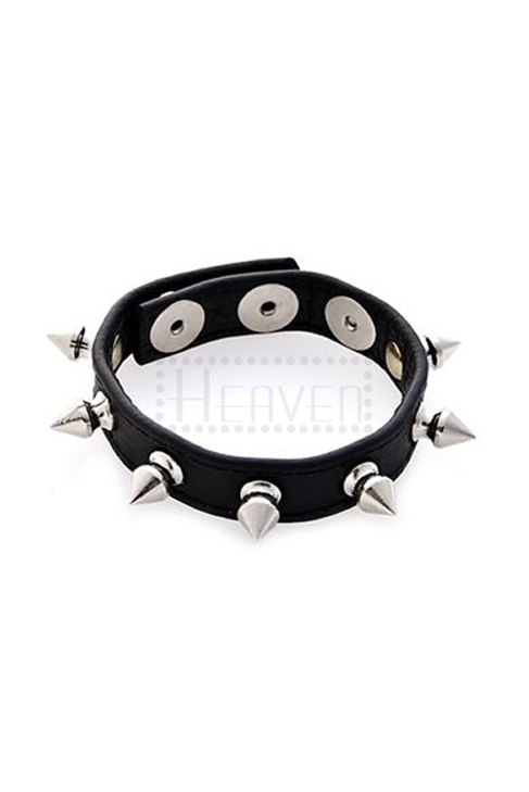 Cock ring Leather with Spikes