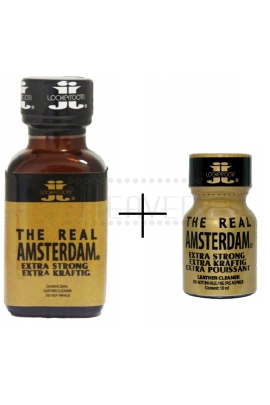 Poppers Real Amsterdam Extra Strong set 25 +10ml.